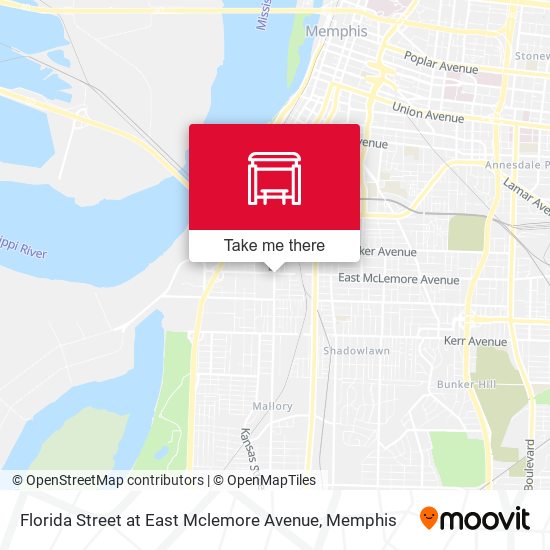 Florida Street at East Mclemore Avenue map