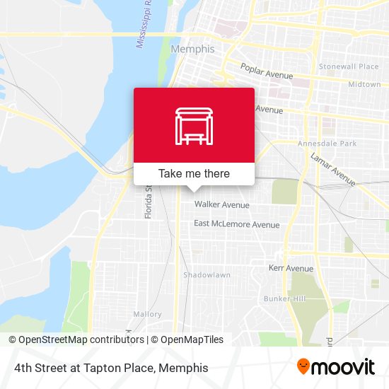 4th Street at Tapton Place map