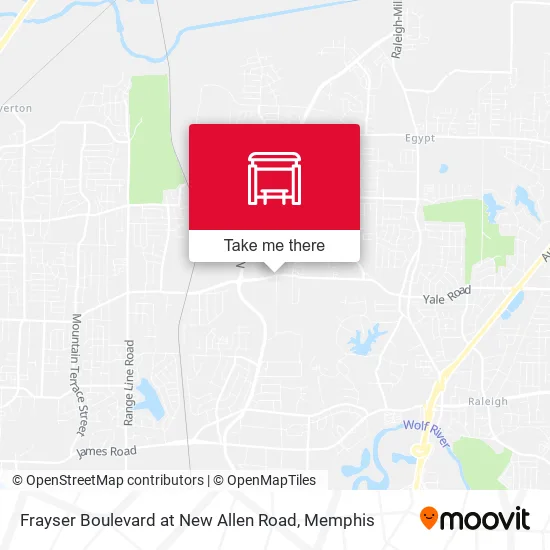 Mapa de Frayser Boulevard at New Allen Road