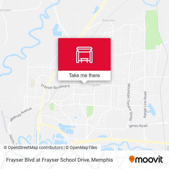 Mapa de Frayser Blvd at Frayser School Drive