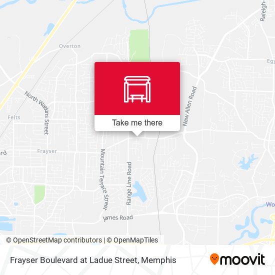 Mapa de Frayser Boulevard at Ladue Street