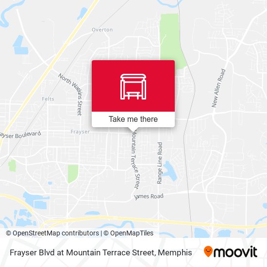 Mapa de Frayser Blvd at Mountain Terrace Street