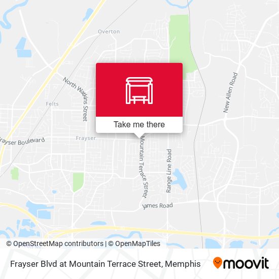 Mapa de Frayser Blvd at Mountain Terrace Street