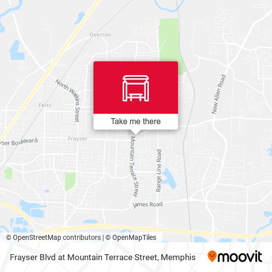 Mapa de Frayser Blvd at Mountain Terrace Street