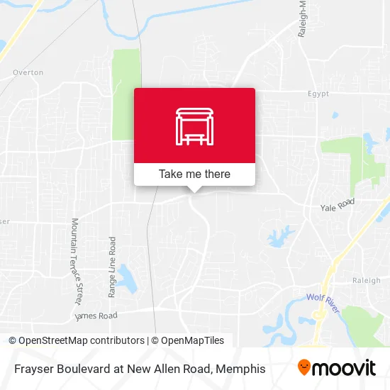 Mapa de Frayser Boulevard at New Allen Road