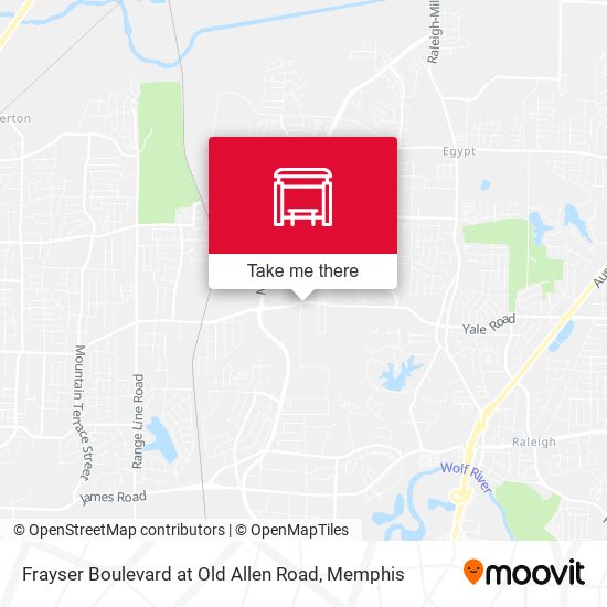 Frayser Boulevard at Old Allen Road map