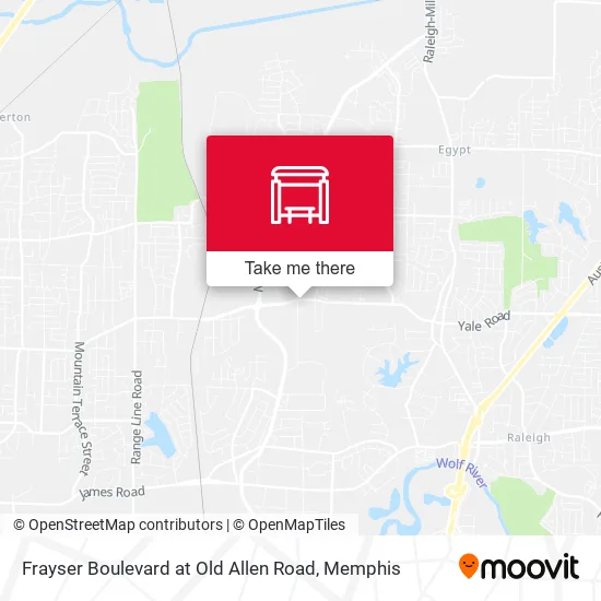 Mapa de Frayser Boulevard at Old Allen Road