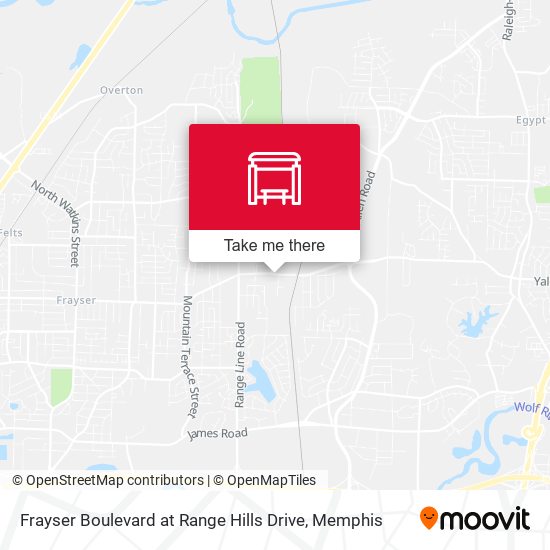 Mapa de Frayser Boulevard at Range Hills Drive