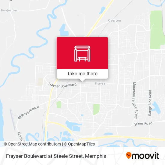 Mapa de Frayser Boulevard at Steele Street