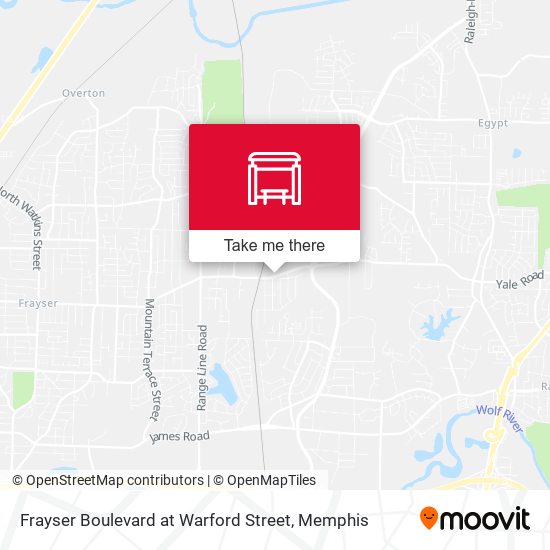 Mapa de Frayser Boulevard at Warford Street