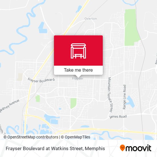 Frayser Boulevard at Watkins Street map