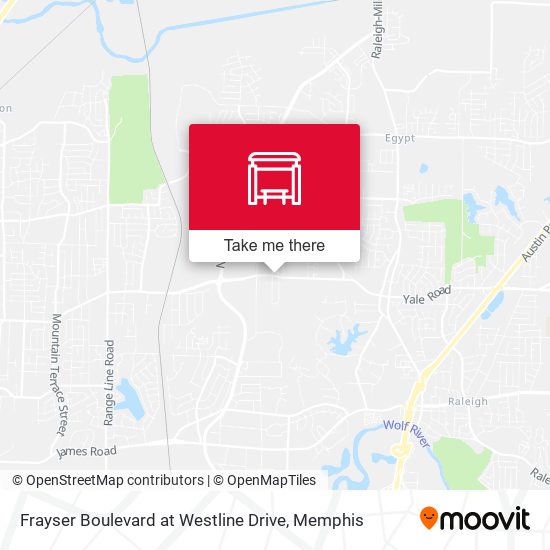 Frayser Boulevard at Westline Drive map