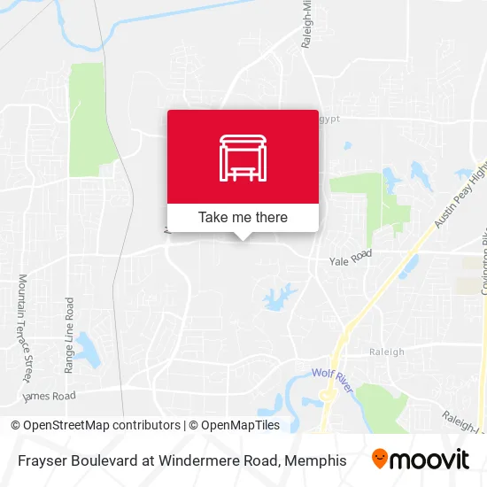 Mapa de Frayser Boulevard at Windermere Road