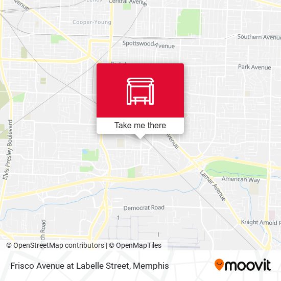 Frisco Avenue at Labelle Street map