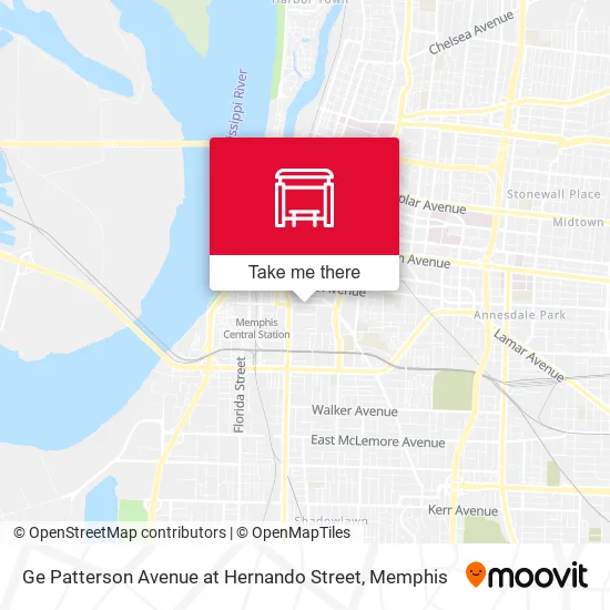 Mapa de Ge Patterson Avenue at Hernando Street