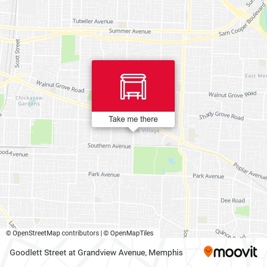 Mapa de Goodlett Street at Grandview Avenue