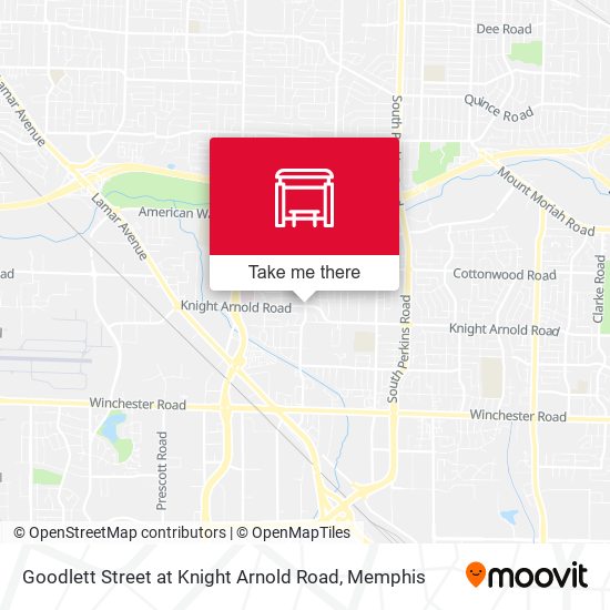 Goodlett Street at Knight Arnold Road map