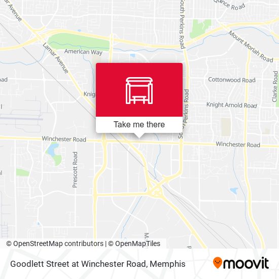 Goodlett Street at Winchester Road map