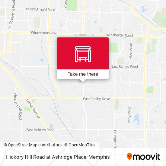 Hickory Hill Road at Ashridge Place map