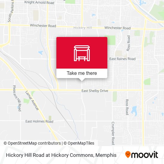 Hickory Hill Road at Hickory Commons map