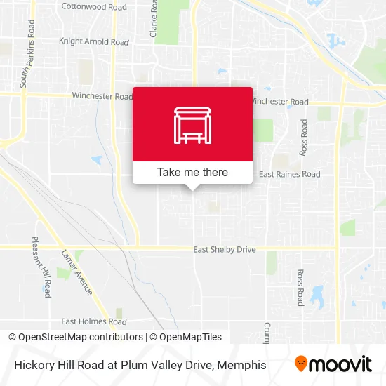 Hickory Hill Road at Plum Valley Drive map