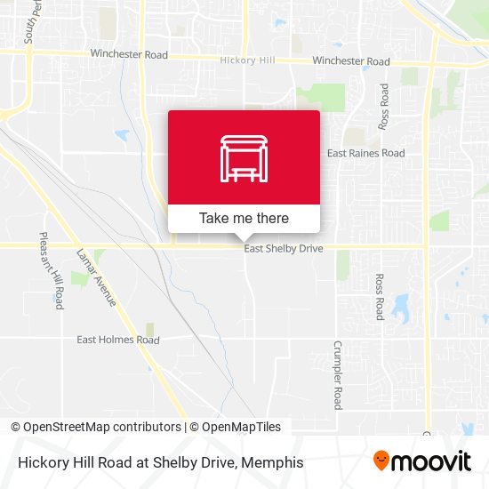 Mapa de Hickory Hill Road at Shelby Drive