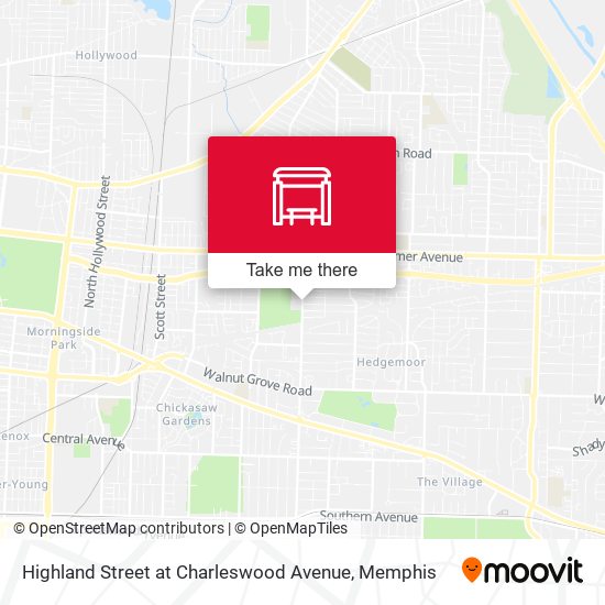 Highland Street at Charleswood Avenue map