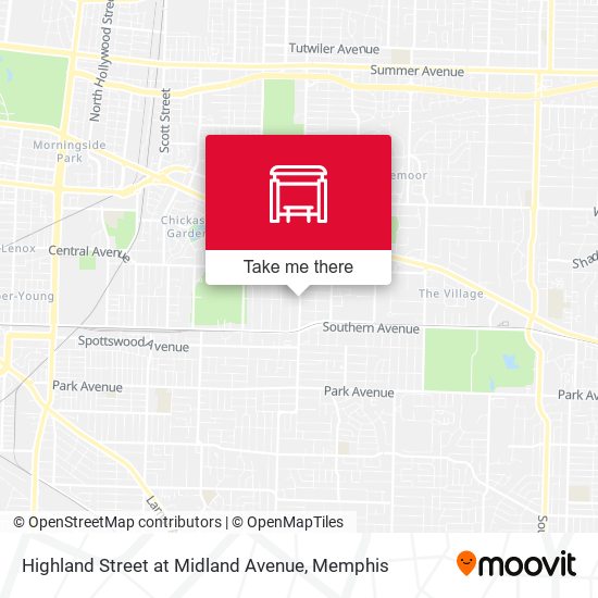 Highland Street at Midland Avenue map