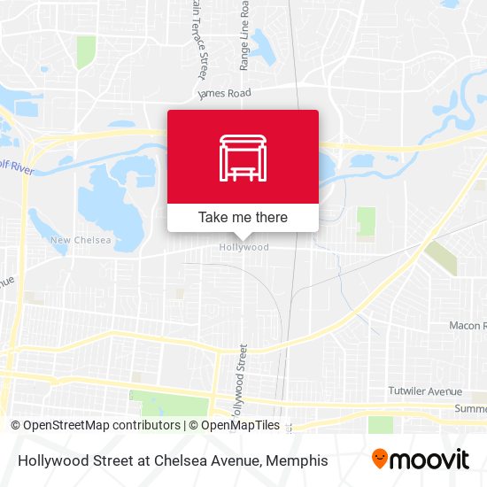 Hollywood Street at Chelsea Avenue map