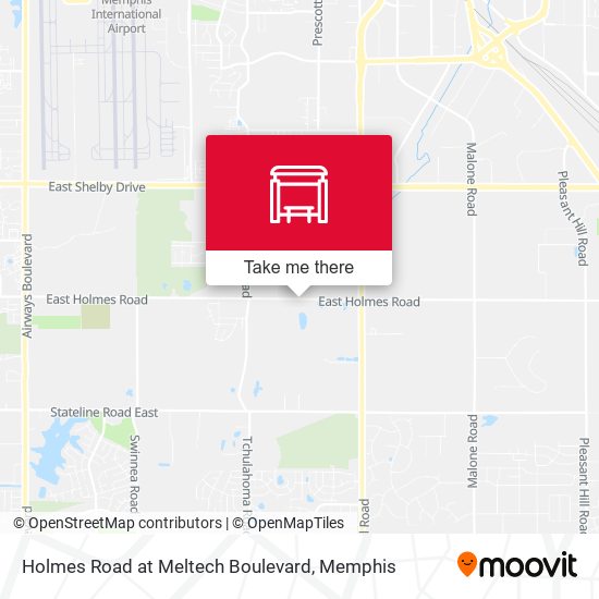 Holmes Road at Meltech Boulevard map