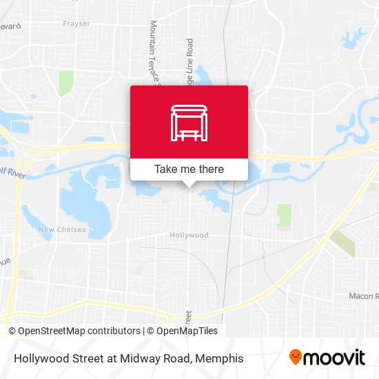 Hollywood Street at Midway Road map