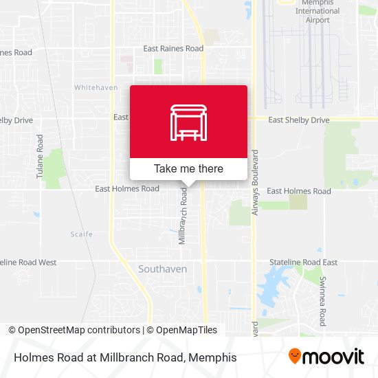 Holmes Road at Millbranch Road map