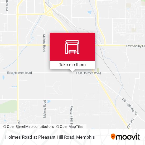 Holmes Road at Pleasant Hill Road map