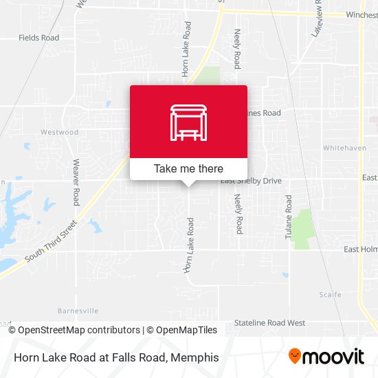 Mapa de Horn Lake Road at Falls Road