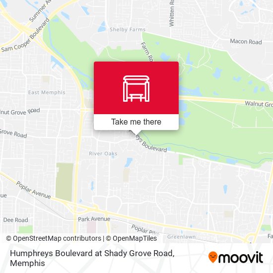 Mapa de Humphreys Boulevard at Shady Grove Road