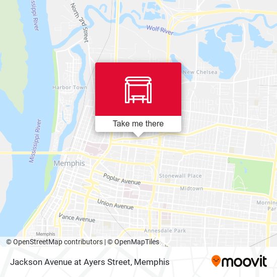 Mapa de Jackson Avenue at Ayers Street
