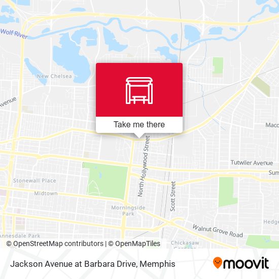 Jackson Avenue at Barbara Drive map