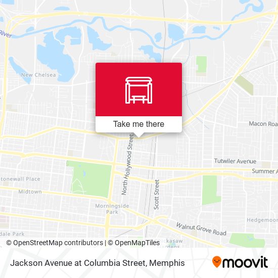 Mapa de Jackson Avenue at Columbia Street