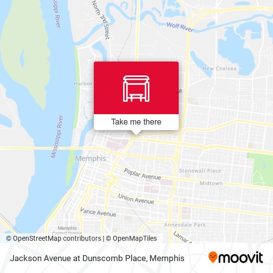 Jackson Avenue at Dunscomb Place map
