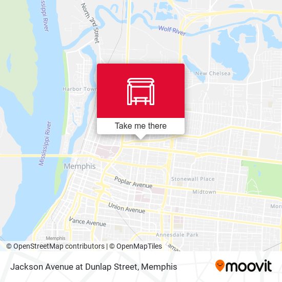 Jackson Avenue at Dunlap Street map