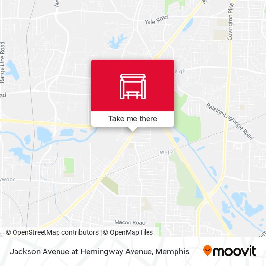 Mapa de Jackson Avenue at Hemingway Avenue