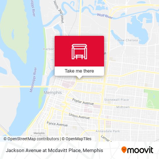 Mapa de Jackson Avenue at Mcdavitt Place