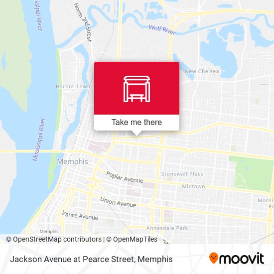 Mapa de Jackson Avenue at Pearce Street