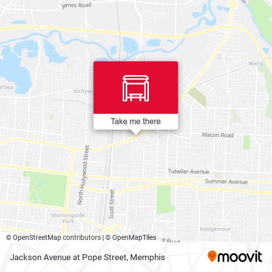 Mapa de Jackson Avenue at Pope Street