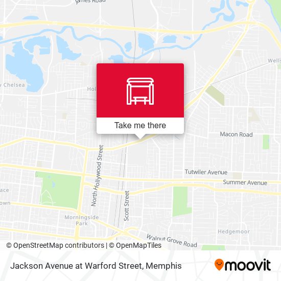 Jackson Avenue at Warford Street map