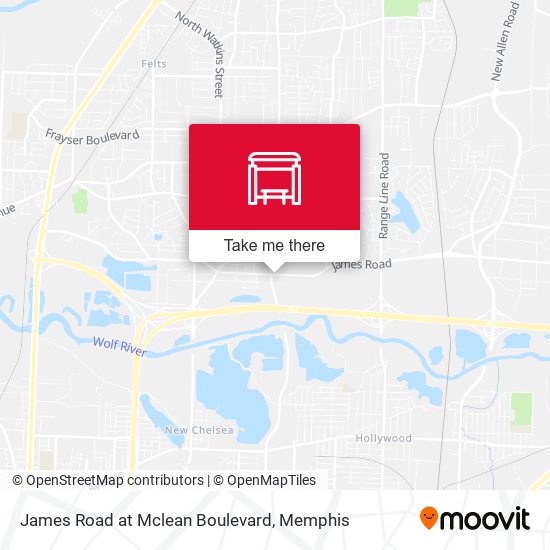 Mapa de James Road at Mclean Boulevard
