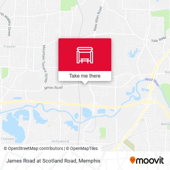 Mapa de James Road at Scotland Road