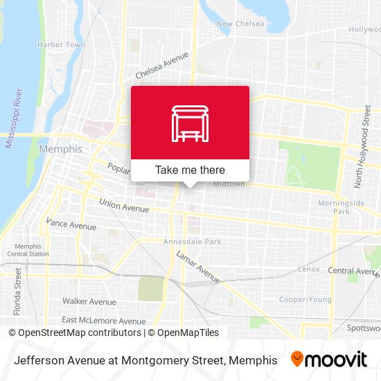 Mapa de Jefferson Avenue at Montgomery Street