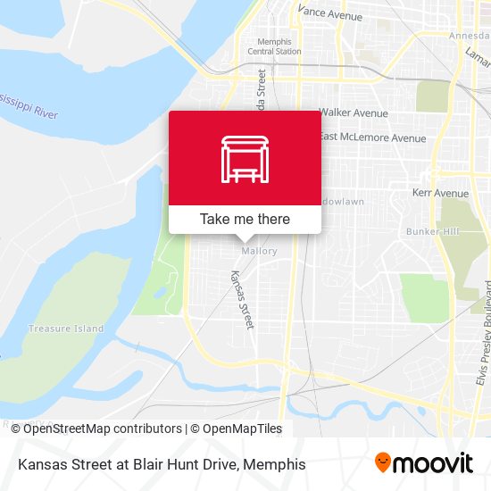 Mapa de Kansas Street at Blair Hunt Drive