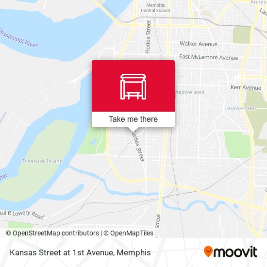 Mapa de Kansas Street at 1st Avenue